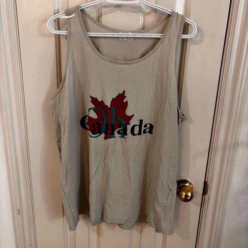 Vintage Canada mens tank top